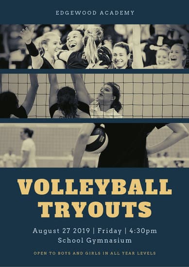 Customize 26+ Volleyball Poster templates online - Canva