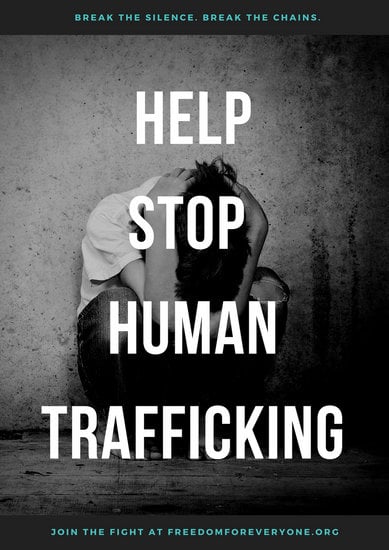 Customize 84 Human Trafficking Poster Templates Online Canva 0452