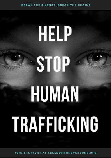 Customize 84 Human Trafficking Poster Templates Online Canva 