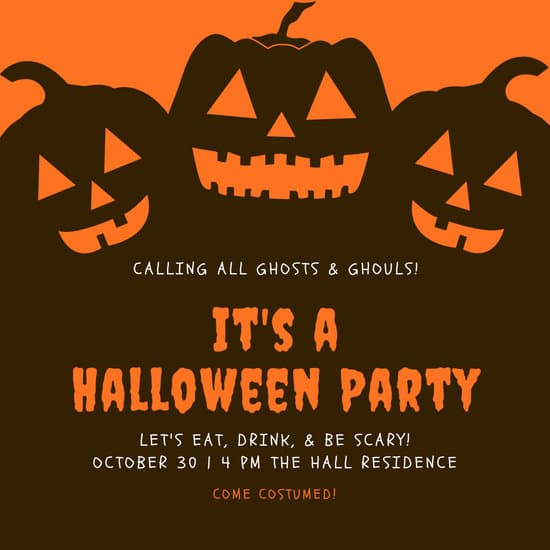 Customize 2,402+ Halloween Party Invitation templates online - Canva