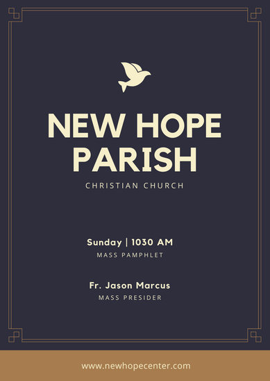 Customize 20+ Church Program templates online - Canva