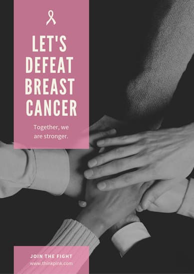 Customize 474 Breast Cancer Awareness Poster Templates Online Canva 