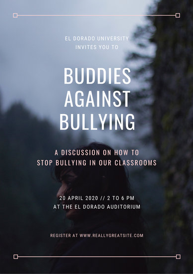 Customize 52+ Anti-Bullying Poster templates online - Canva