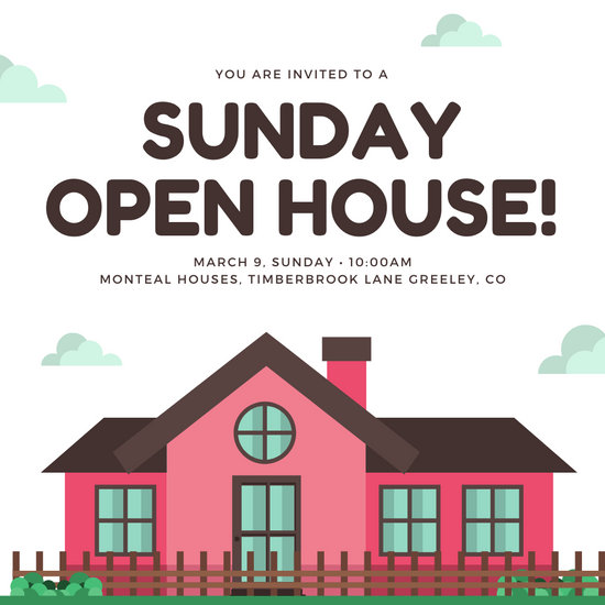 Home Open House Invitations 4