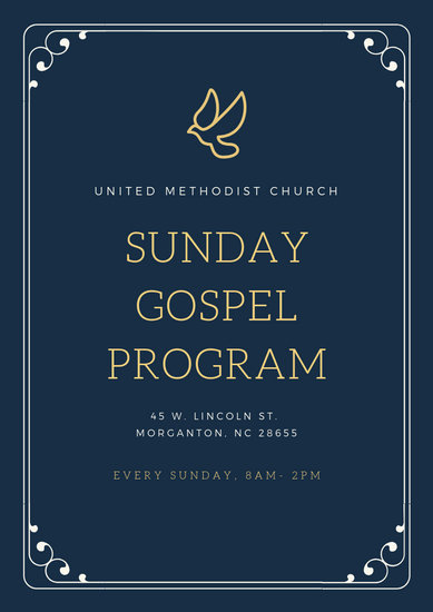 Customize 21+ Church Program templates online - Canva