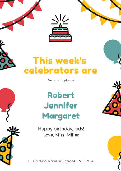 Customize 160+ Birthday Poster templates online - Canva