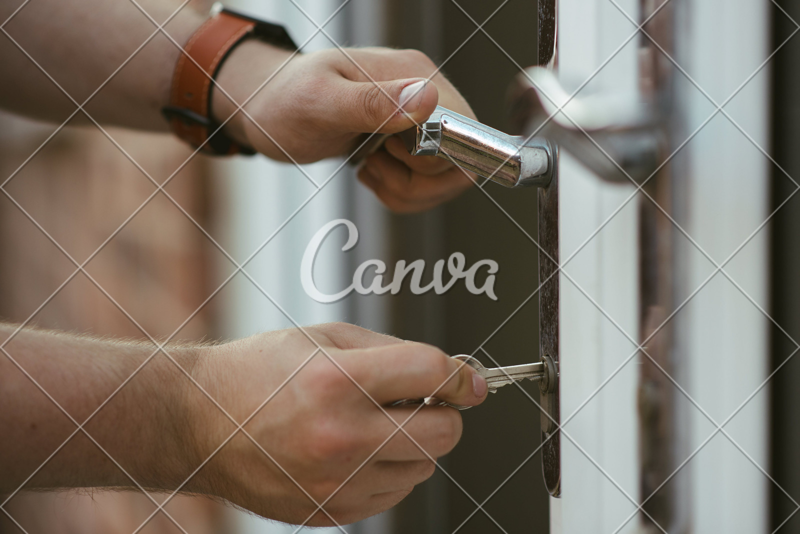 Male Hand Unlocking Door Photos By Canva