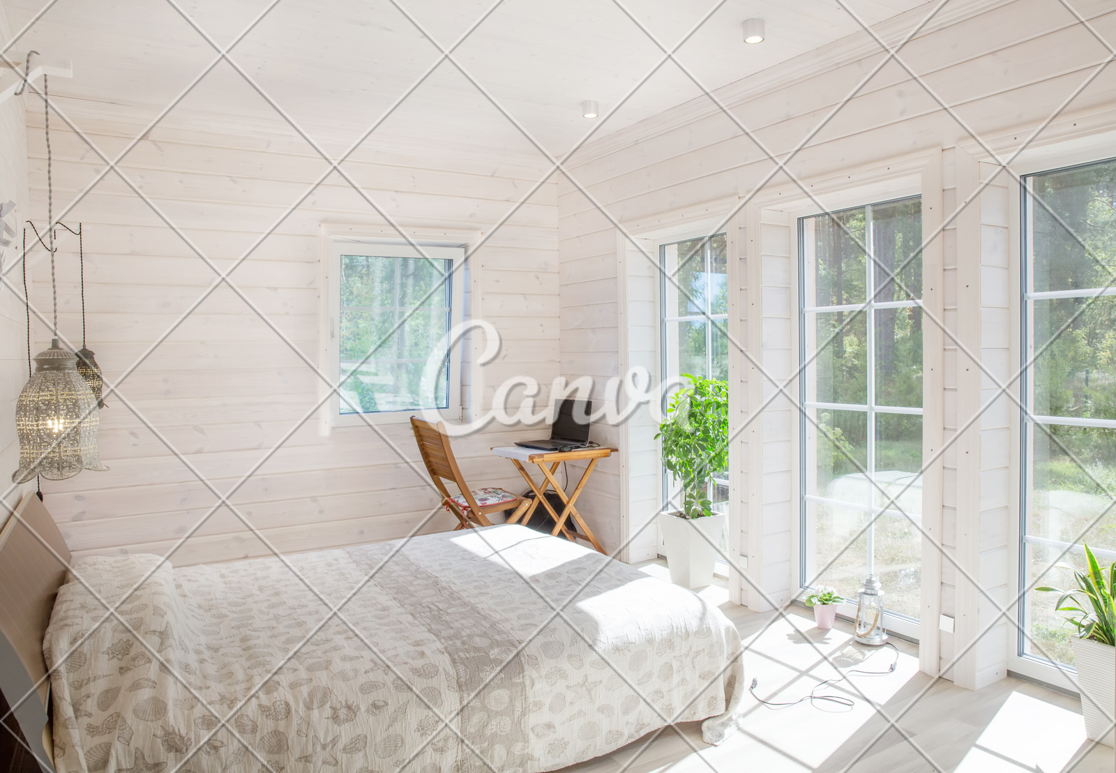 Bright And Comfortable Bedroom Interior Design In