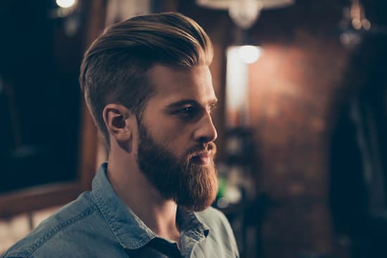 Barbershop Concept Profile Side Portrait Of Attractive Severe