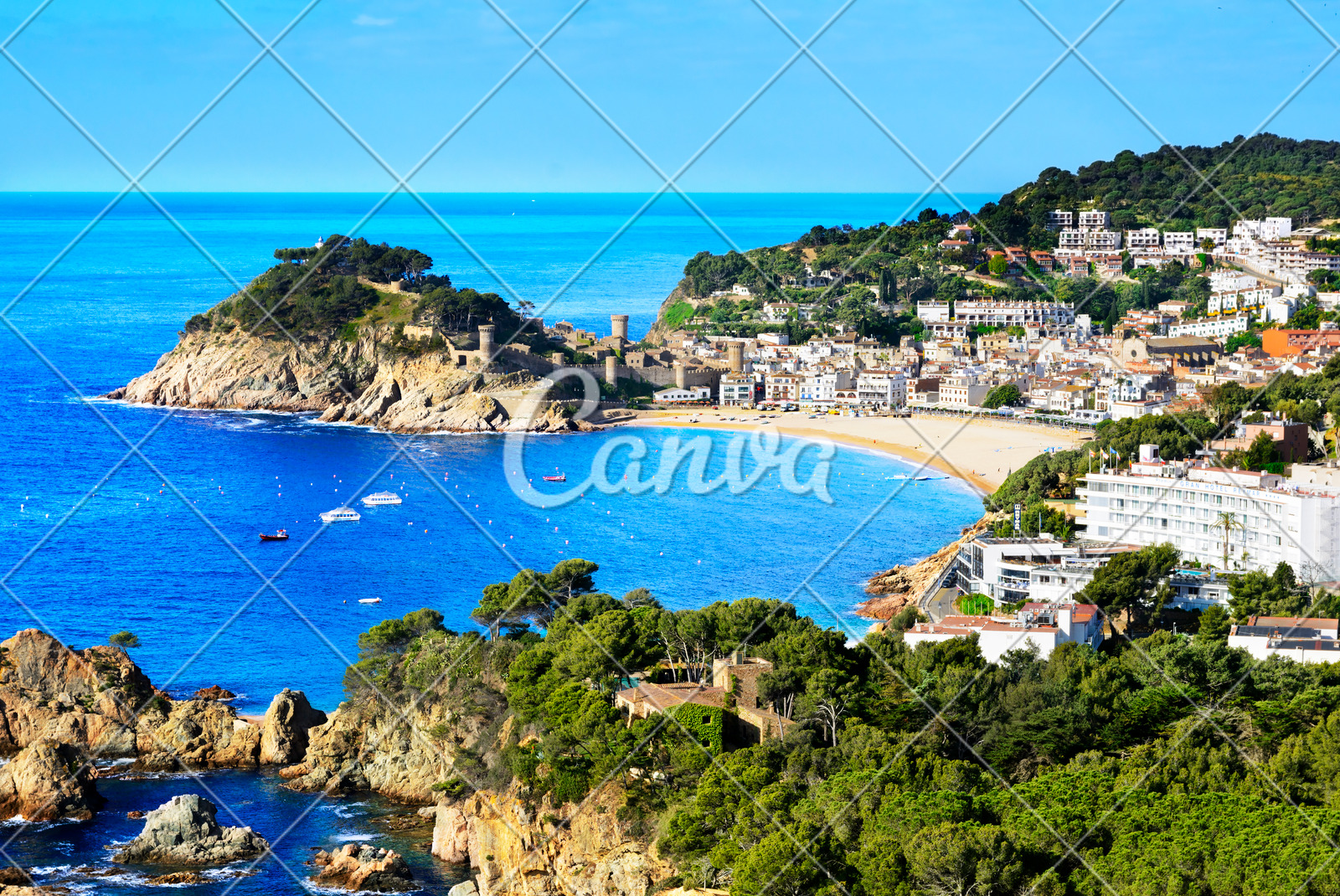 View Of Tossa De Mar City Costa Brava Spain Photos By Canva