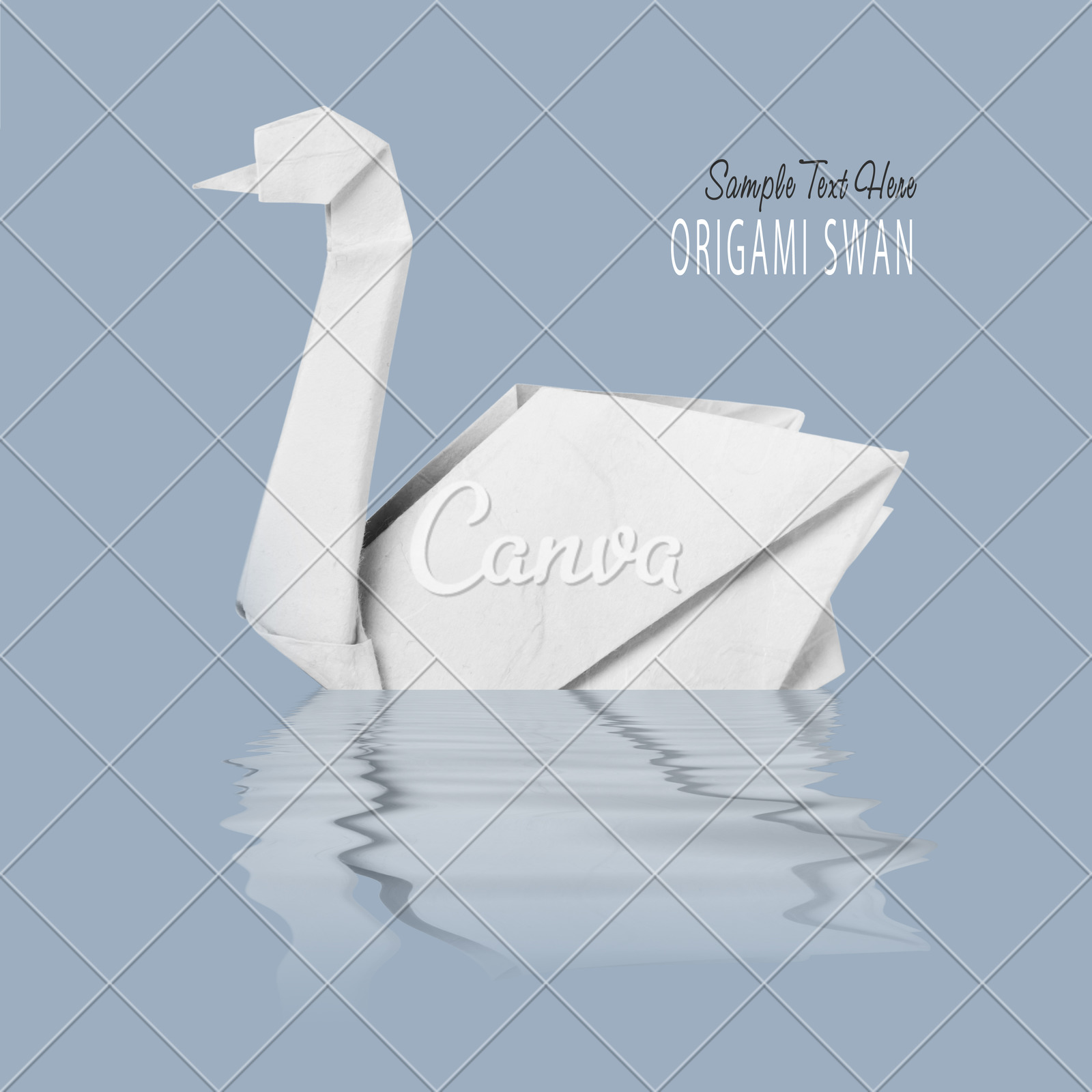 Origami Paper White Swan Photos By Canva