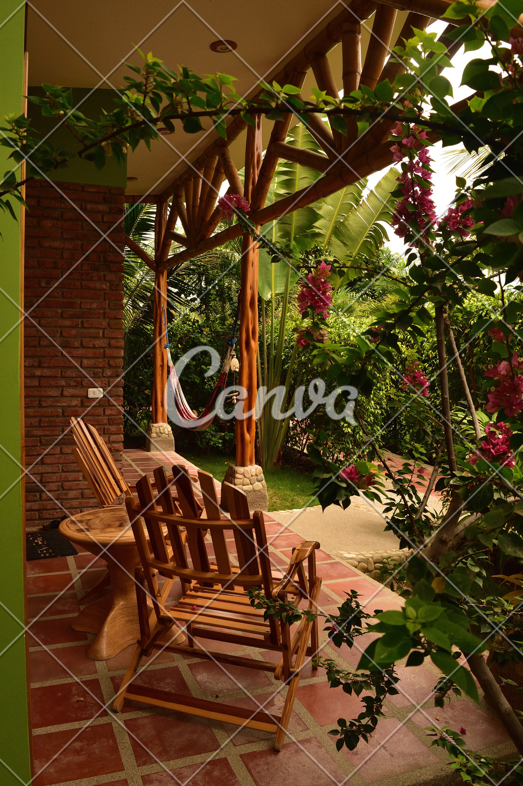 Cozy Patio In A Garden Oasis Photos By Canva