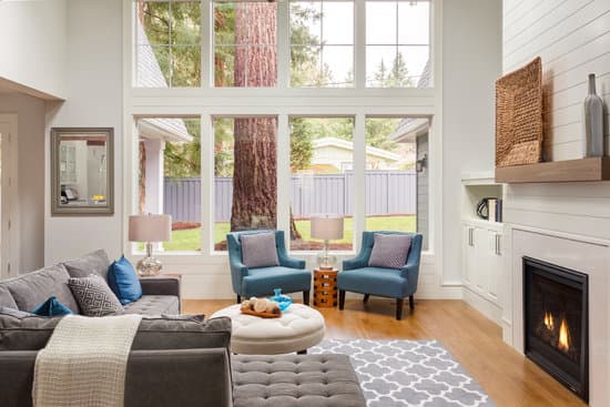 Beautiful Living Room Interior With Tall Vaulted Ceiling Loft