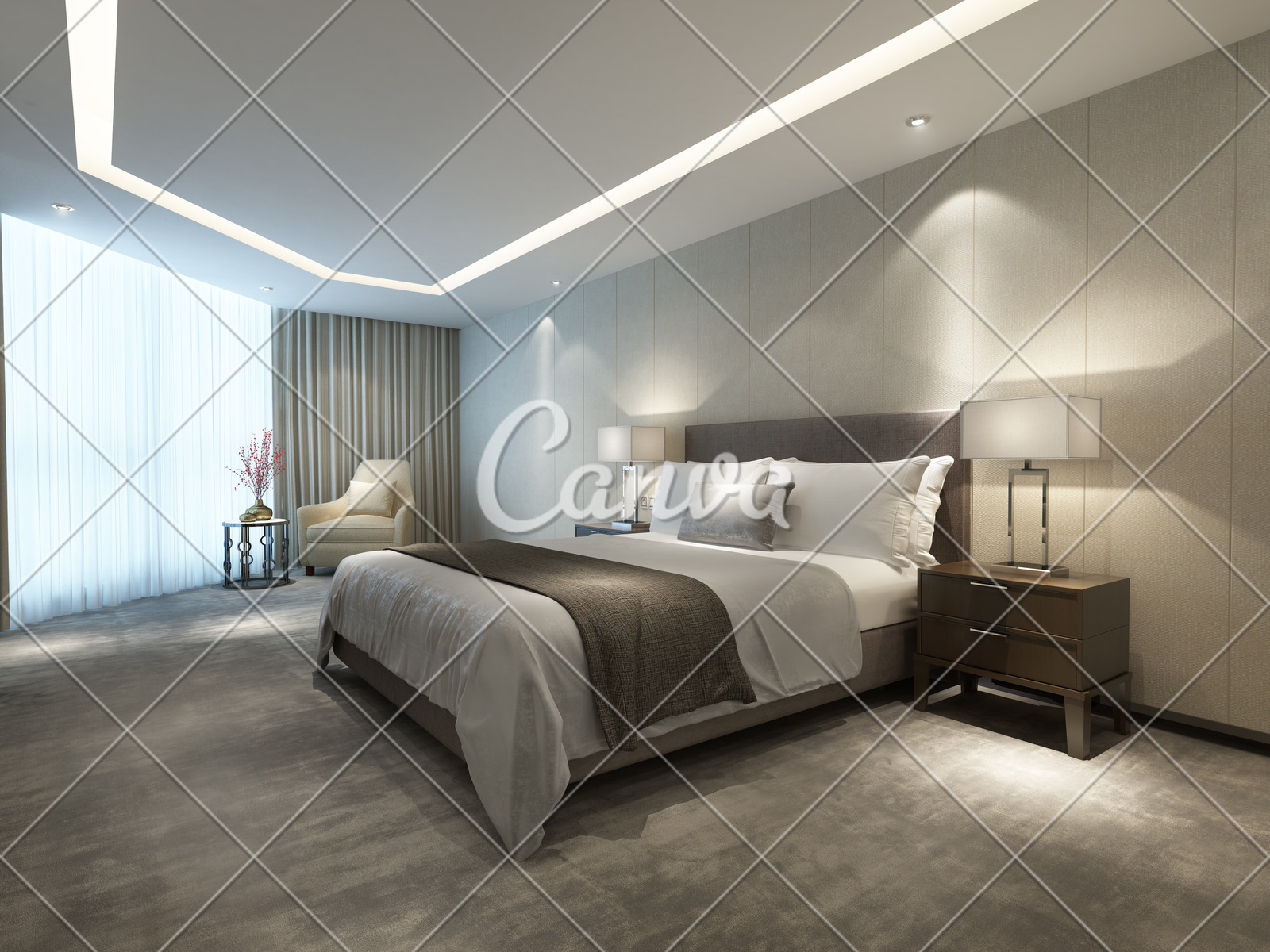 Contemporary Modern Luxury Hotel Bedroom Photos By Canva