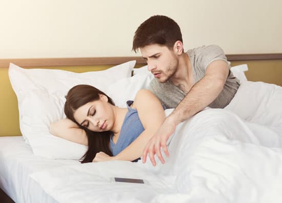 Jealous Husband Spying Phone Of Wife While Woman Sleeping