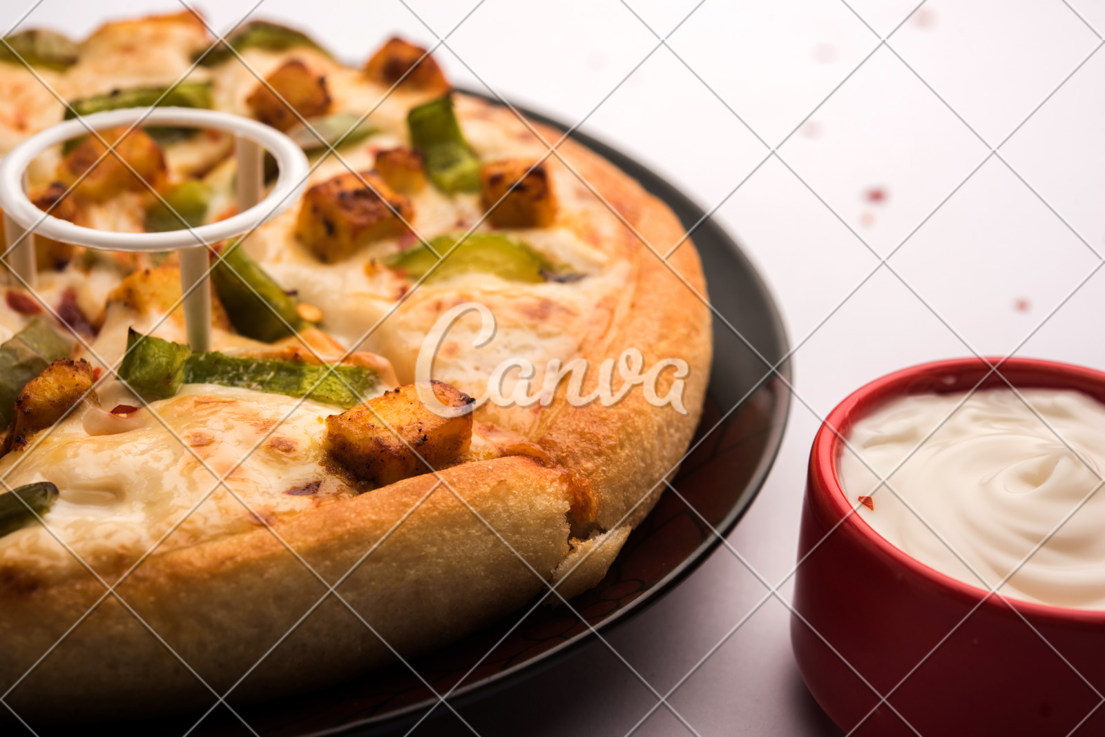 Paneer Pizza Is An Indian Version Of Italian Dish Topped With