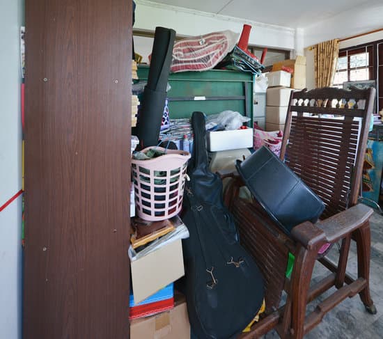 Messy Storage Room In Garage For Junk In Old House Photos