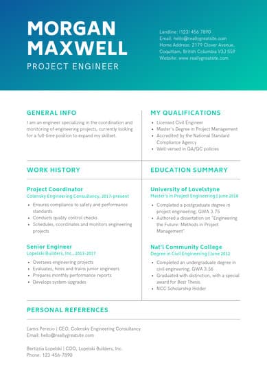 Customize 1,314+ Resume templates online - Page 17 - Canva