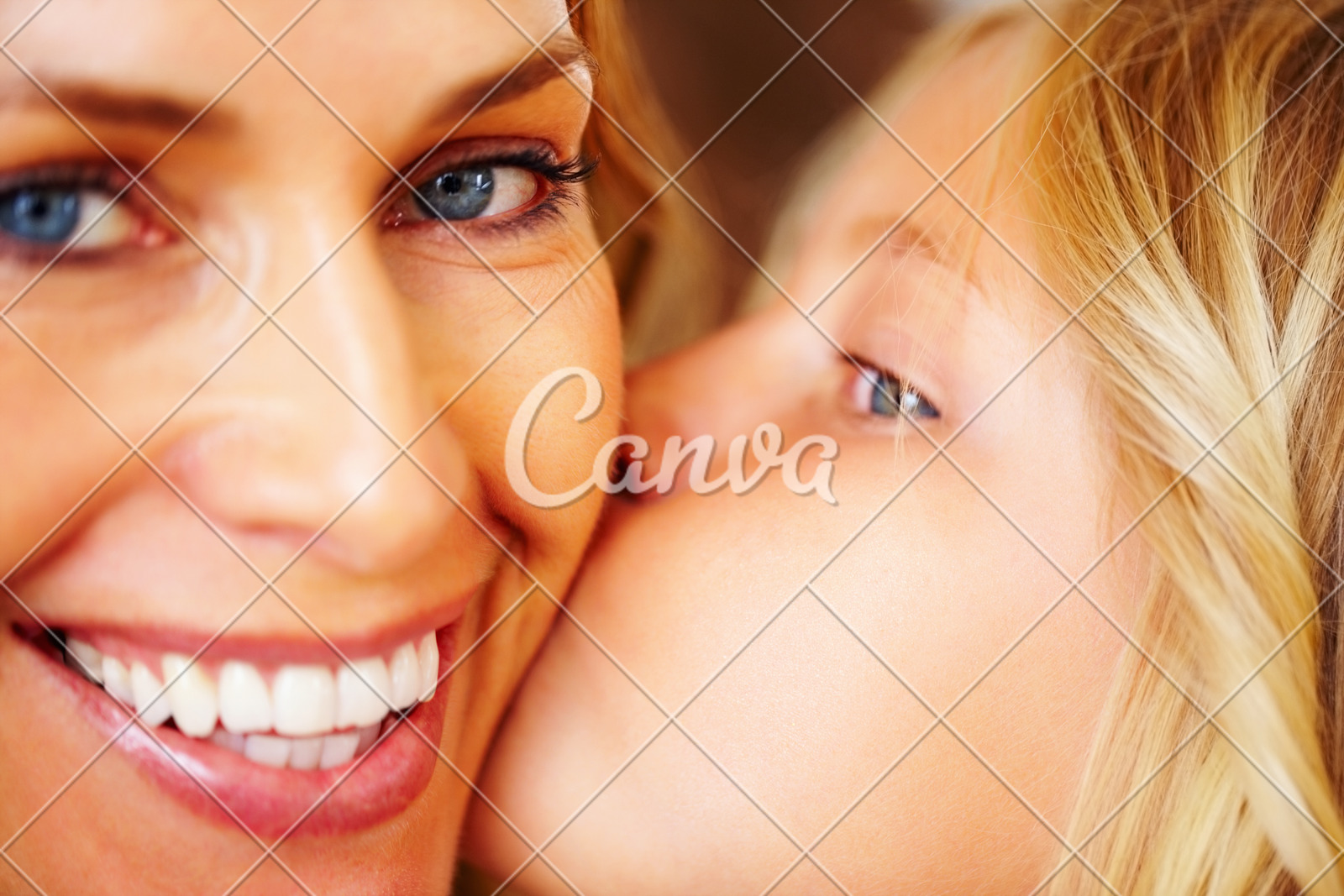 Daughter Kissing Mom On Cheek Photos By Canva 