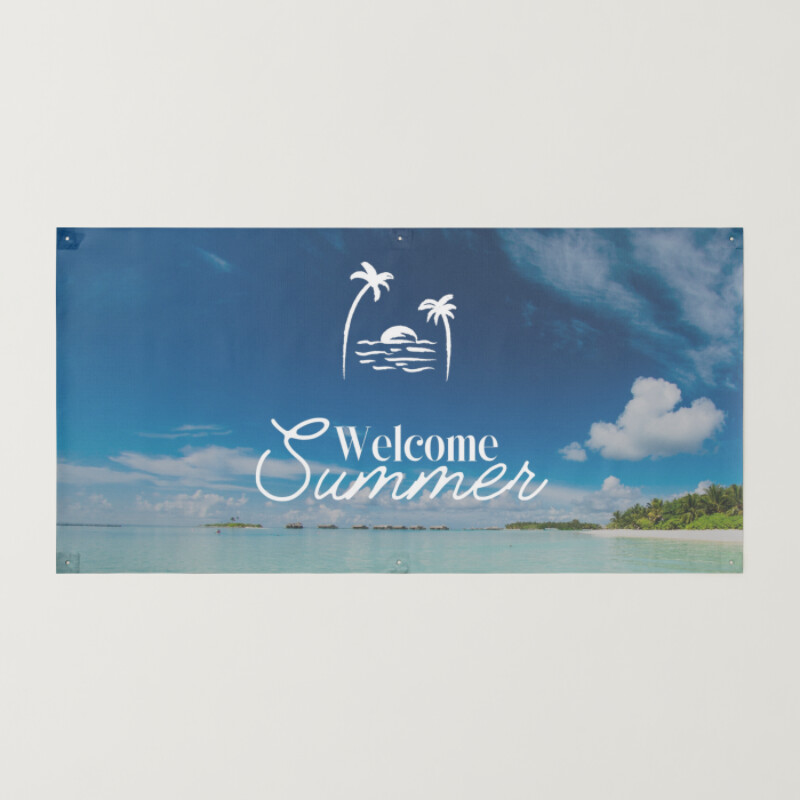welcome Summer Banner Landscape