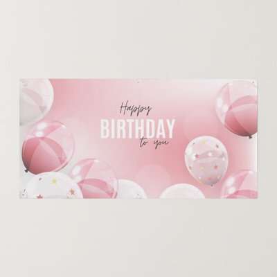 Free custom printable birthday banner templates | Canva