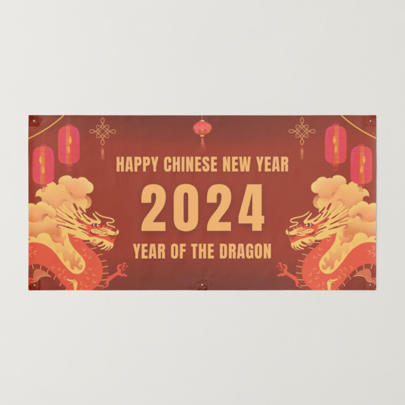 Free New Year banner templates to edit and print