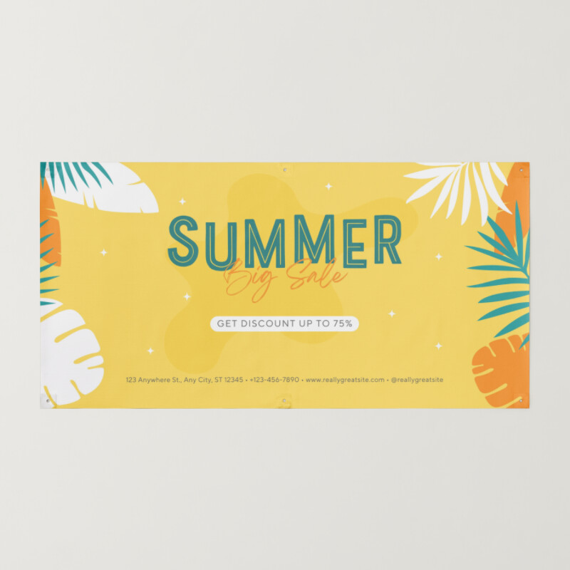 Summer Sale  Summer sale banner, Sale banner, Banner template design