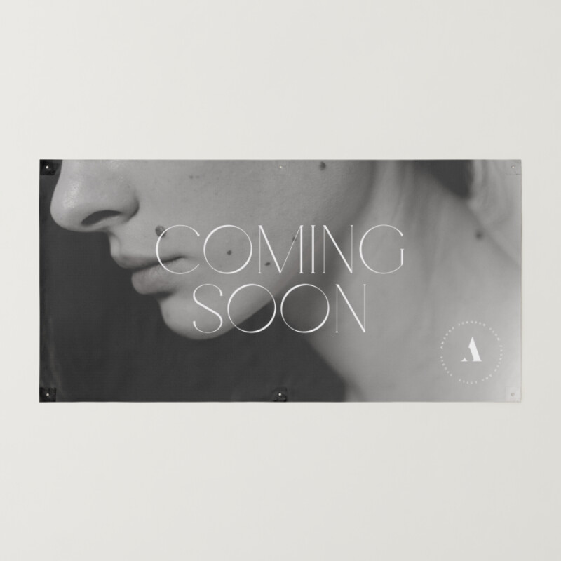 Modern Aesthetic New Business Coming Soon Banner