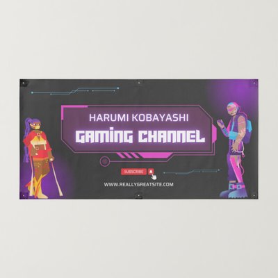 HOW TO MAKE GAMING  BANNER LIKE A PRO