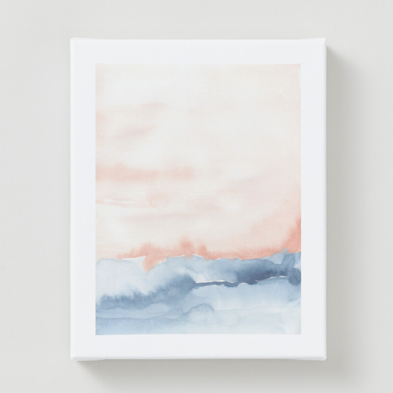 Watercolor Abstract Background Canvas
