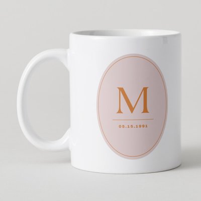 Modern Monogram Mugs