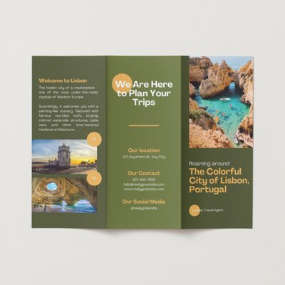 travel guide brochure