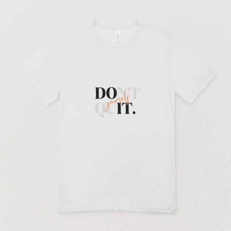 Premium Vector  Just don't quit inspirational and motivational typography  quotes lettering for tshirts mugs