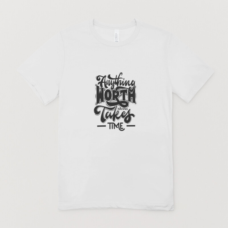 Inspiring Quote Typography T-Shirt