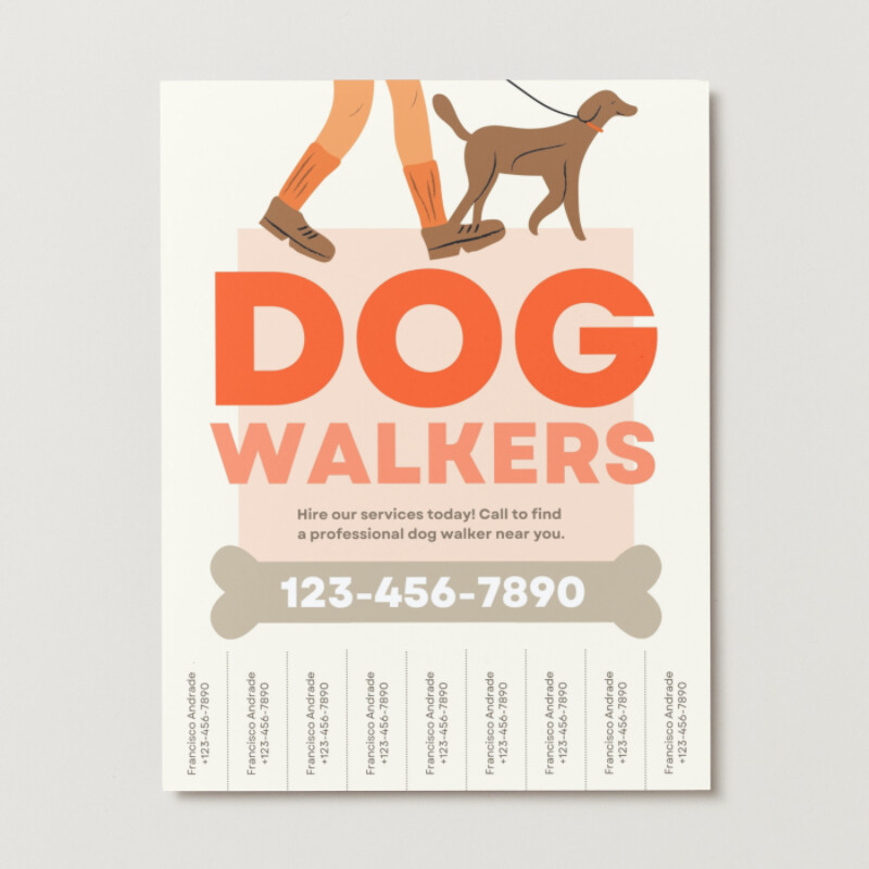 Illustration about Female dog walker sitter walking with group of