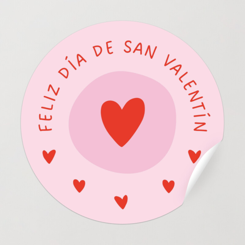 Plantillas para stickers de amor editables e imprimibles