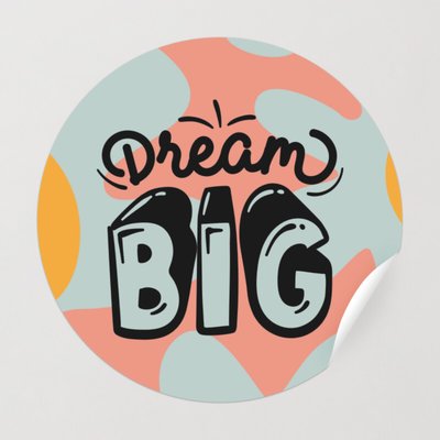 Sticker by Number : Dream Big