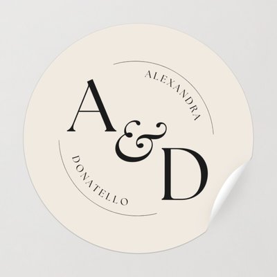 Elegant Wedding Monogram Premade Wedding Logo Design Wedding