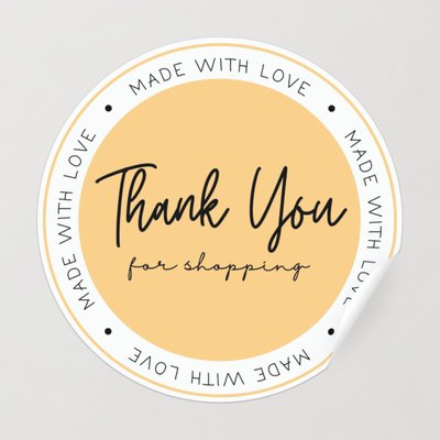 Small Business Packaging Stickers Bundle Graphic by Happy
