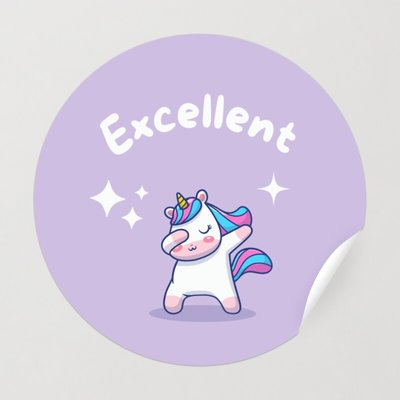 Unicorn Sticker Book: Cute Colorful Blank Sticker Book For Girls 4