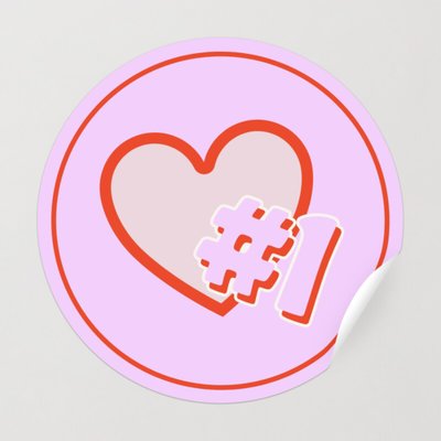 Reverse Uno no U Heart Meme Card Pink Aesthetic Cute 
