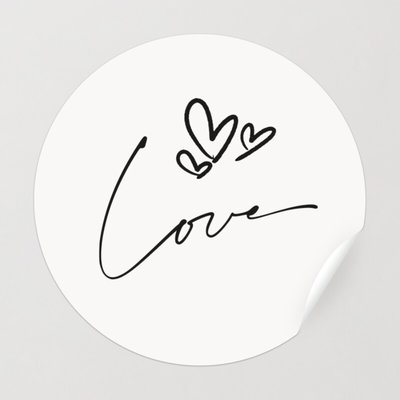 Printable Love Stickers Graphic by stacysdigitaldesigns · Creative Fabrica