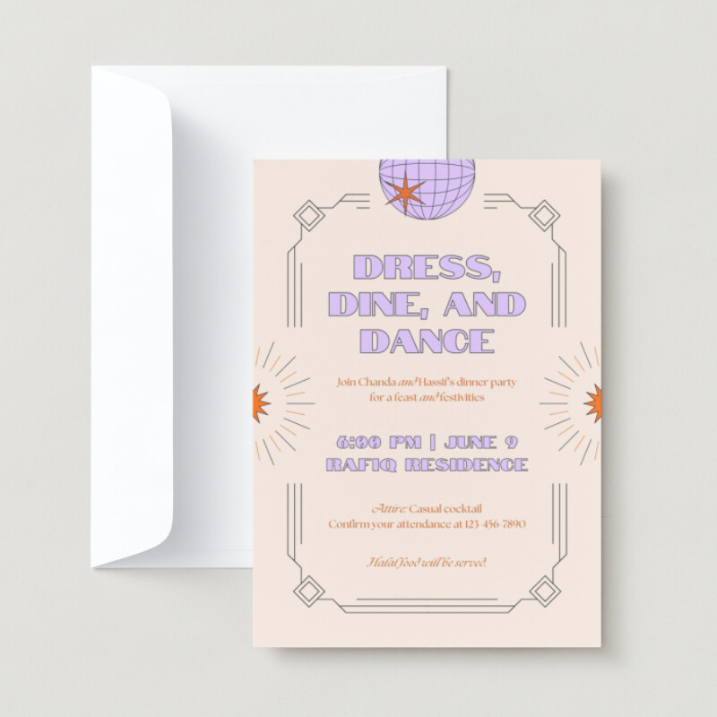 Free printable, custom art party invitation templates