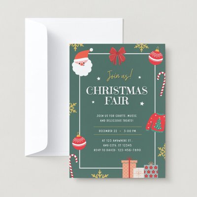 Christmas Recipe Cards Holly 4x6 Cards -Set of 12 - The Bedford Life