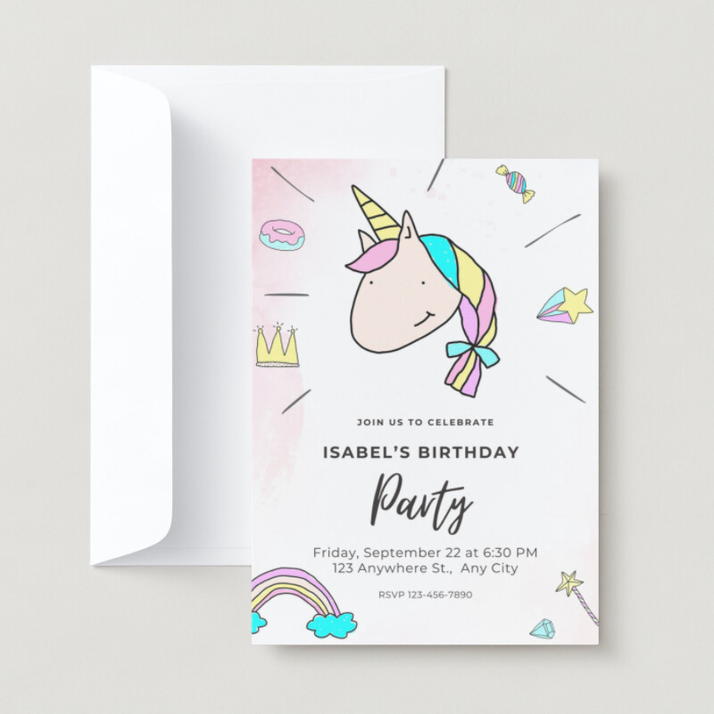 Page 2 - Customize 170+ Rainbow Birthday Invitation Templates Online - Canva