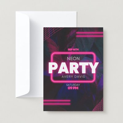 Premium Vector  Get stuff done for poster in neon style