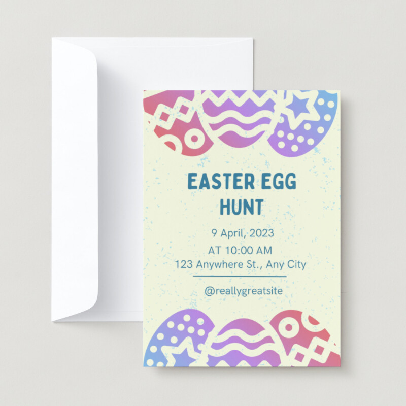 Free and customizable easter templates