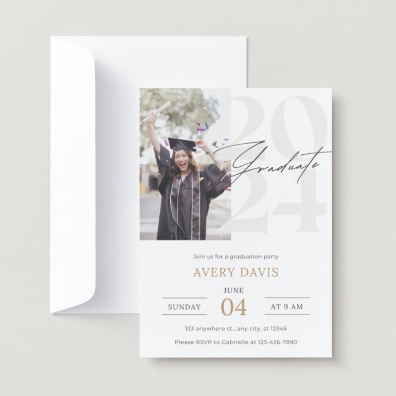 2023 Graduation Announcement and Party Invitation