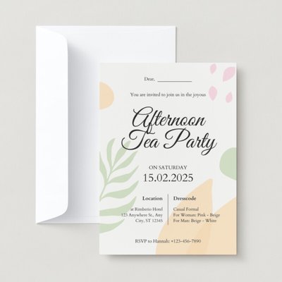 Elegant Alice in Wonderland invitations - 5x7 personalized printed or  printable.