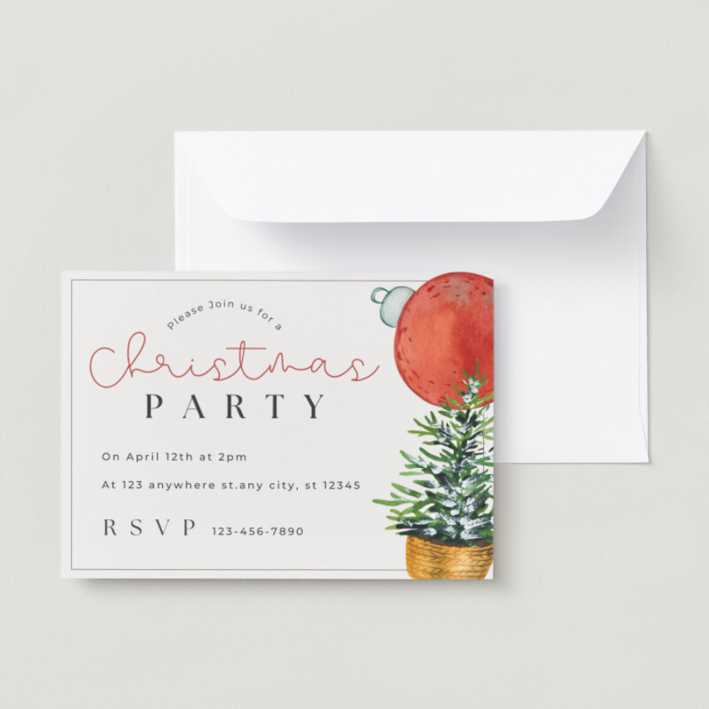 Christmas or Holiday Party Invitation